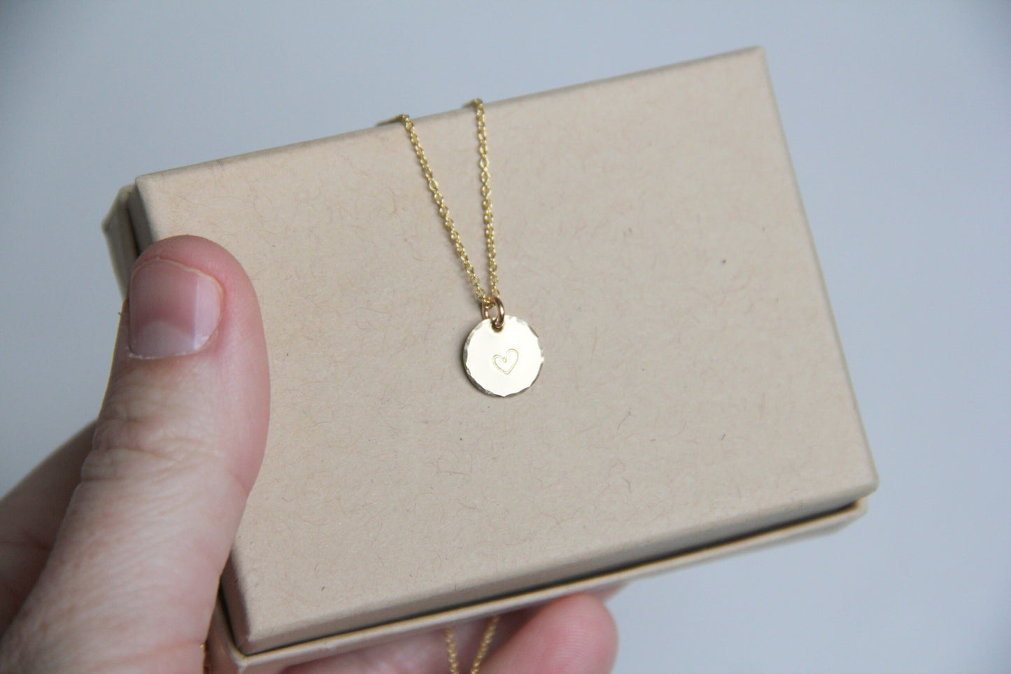 Heart Stamped Necklace