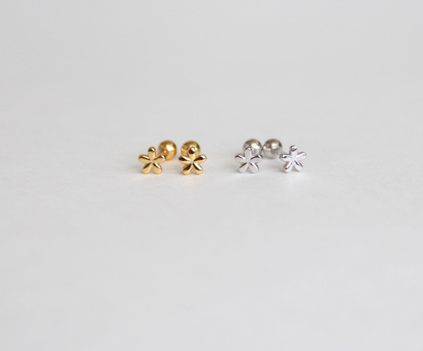 Flower Screw Backs