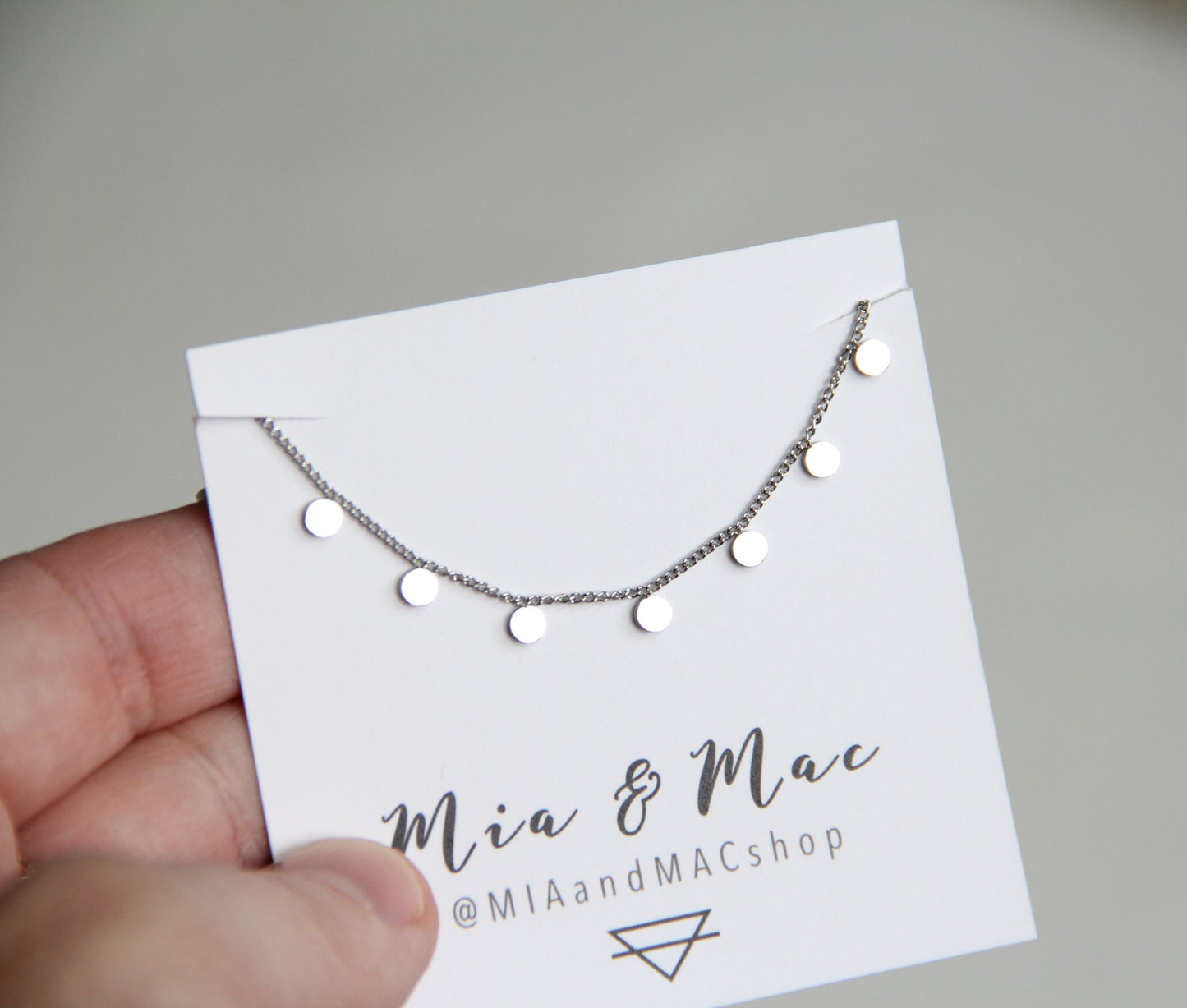 Tiny circle Necklace