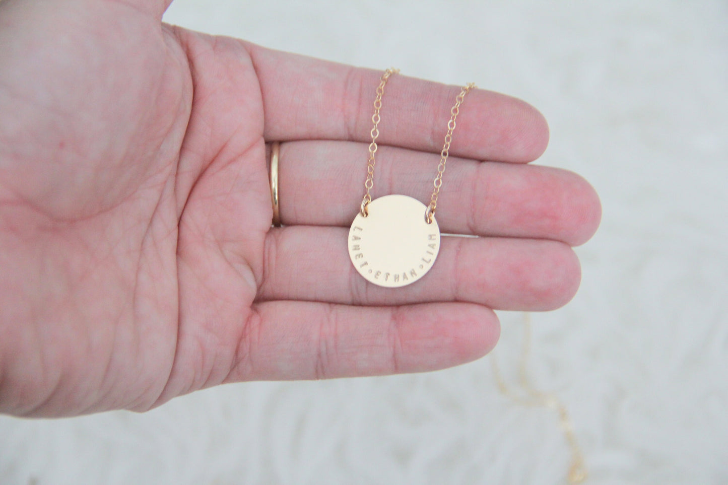 Biggest Disk Necklace 3/4in.