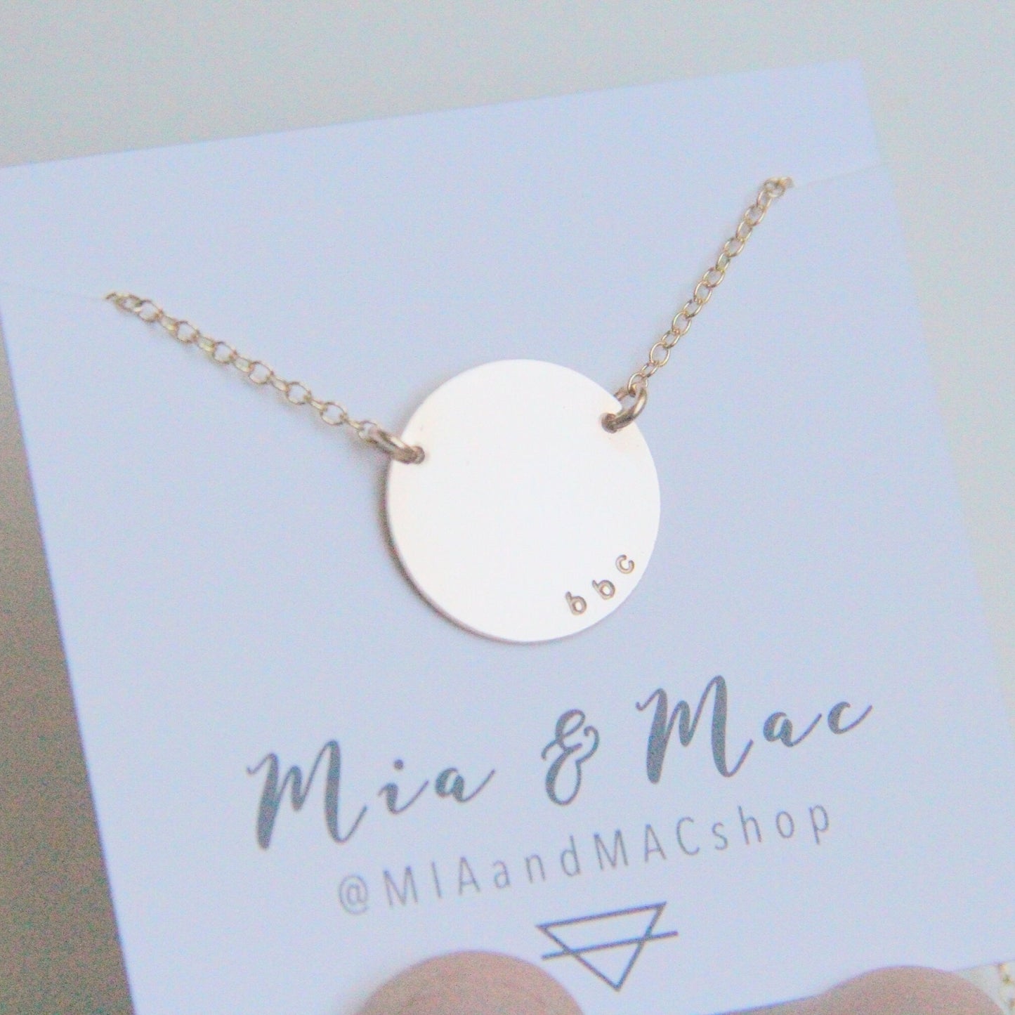 Biggest Disk Necklace 3/4in.