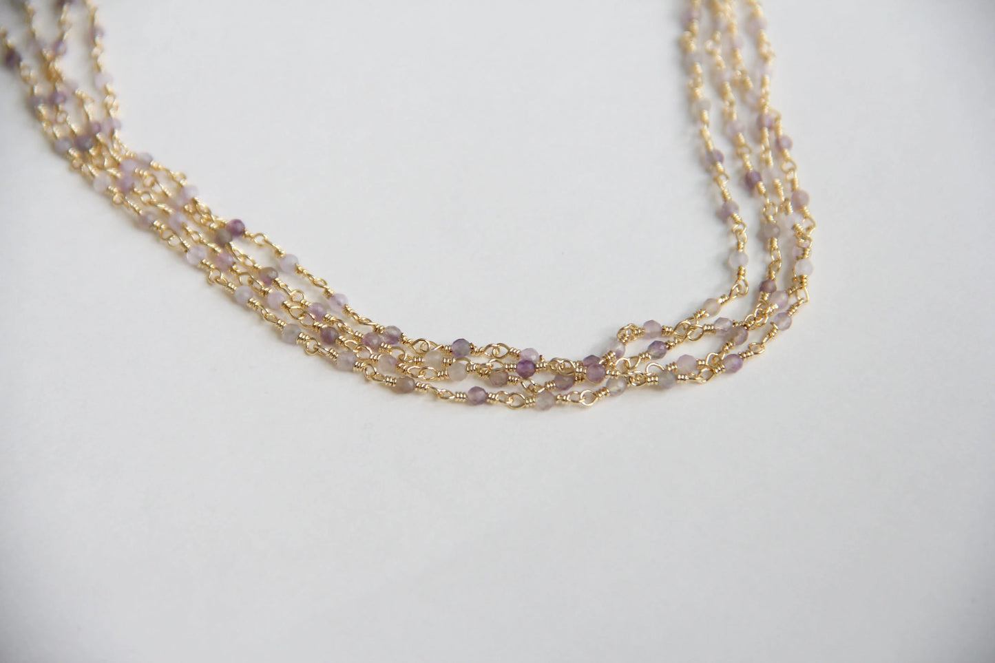 Amazonite Gold Necklace