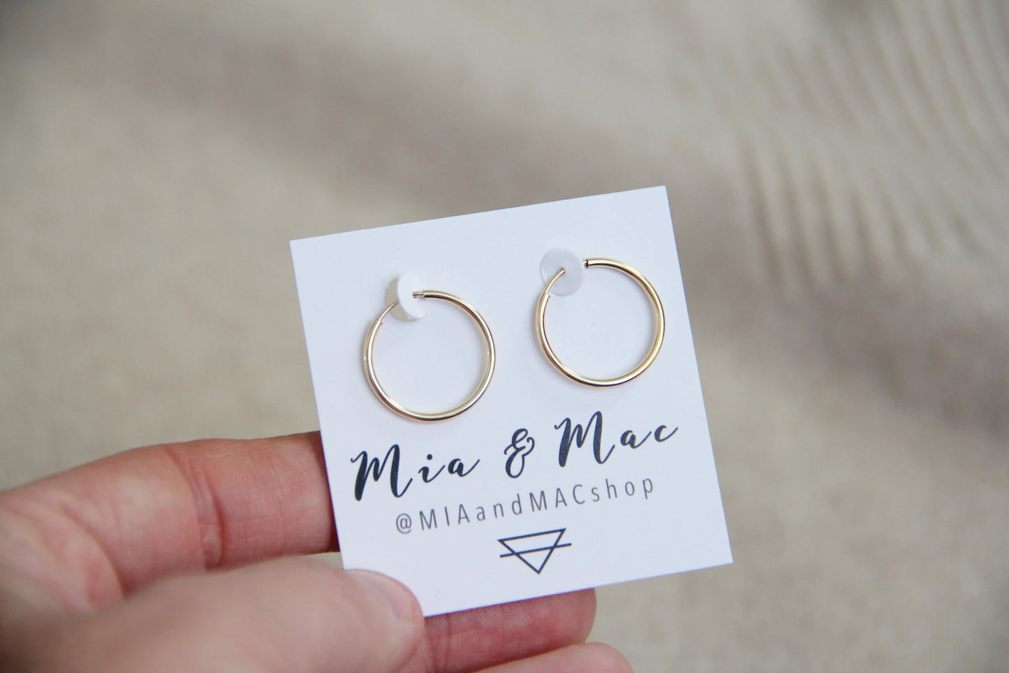 16mm Hoops, 14kt gold filled