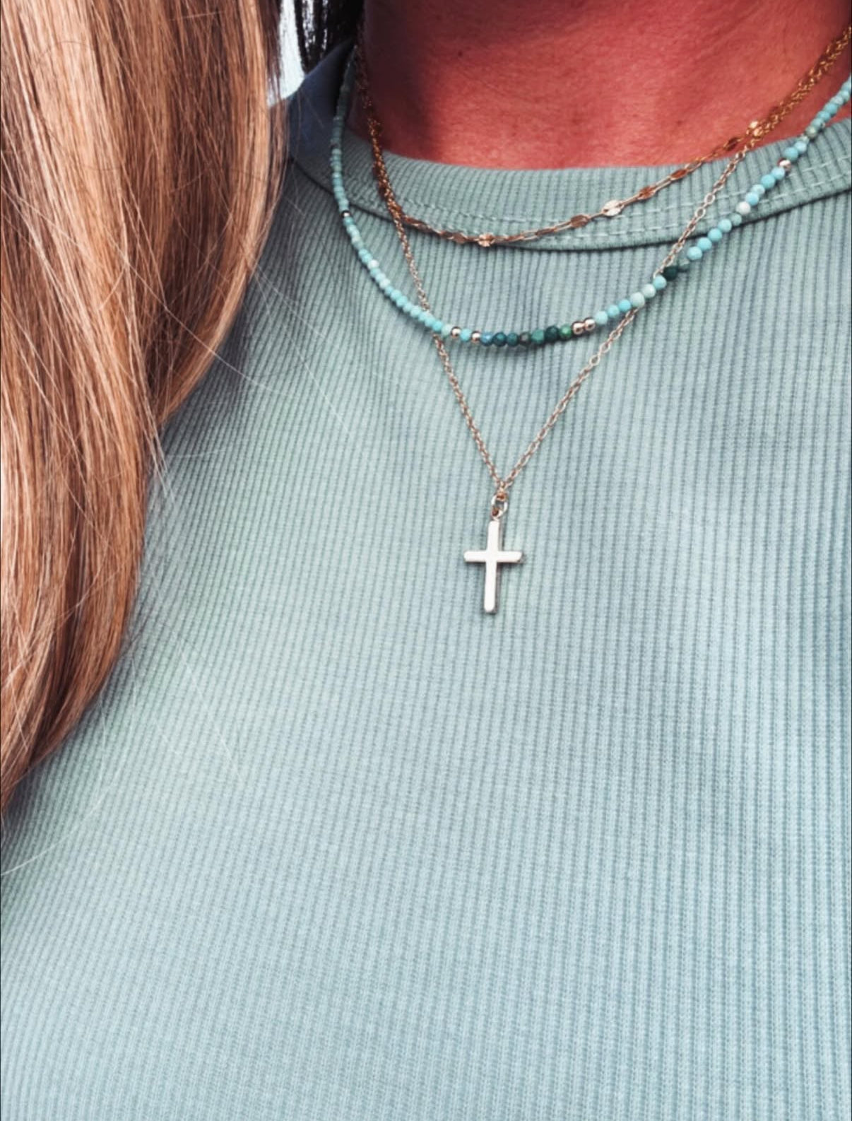 Gold Cross Necklace
