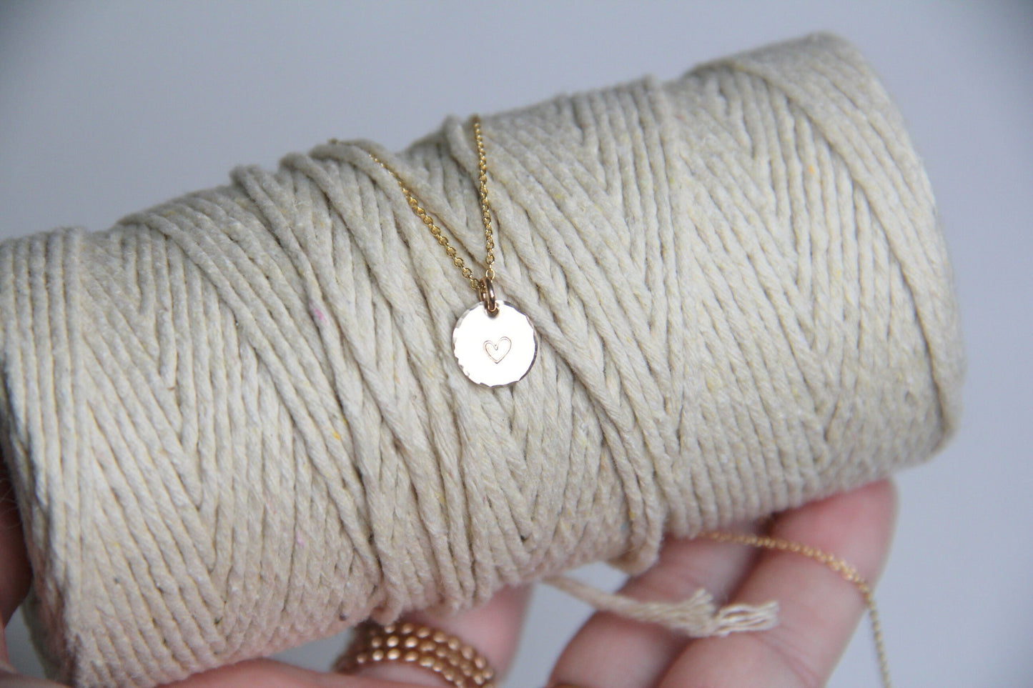 Heart Stamped Necklace