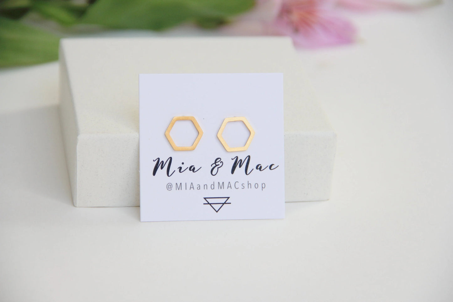 Hexagon Earrings