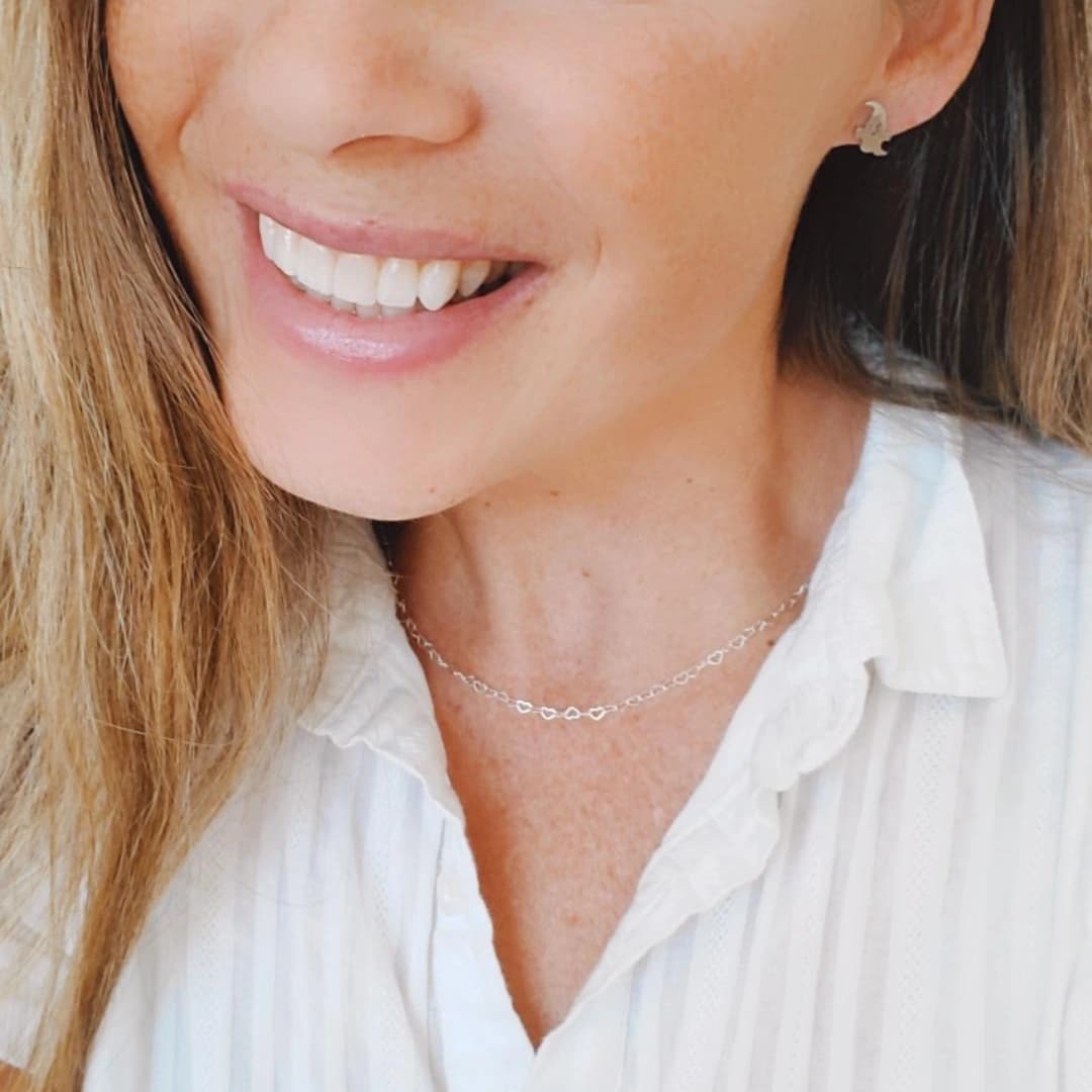 Gold Forever Heart Choker