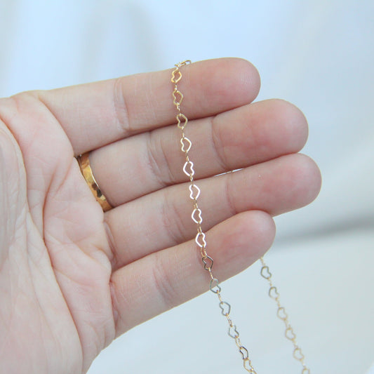 Gold Forever Heart Choker