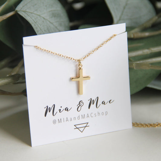 Gold Cross Necklace