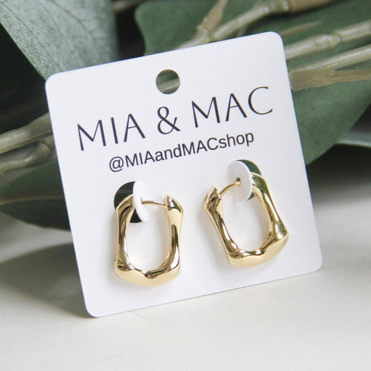 Geometric Molten Oblong Huggies