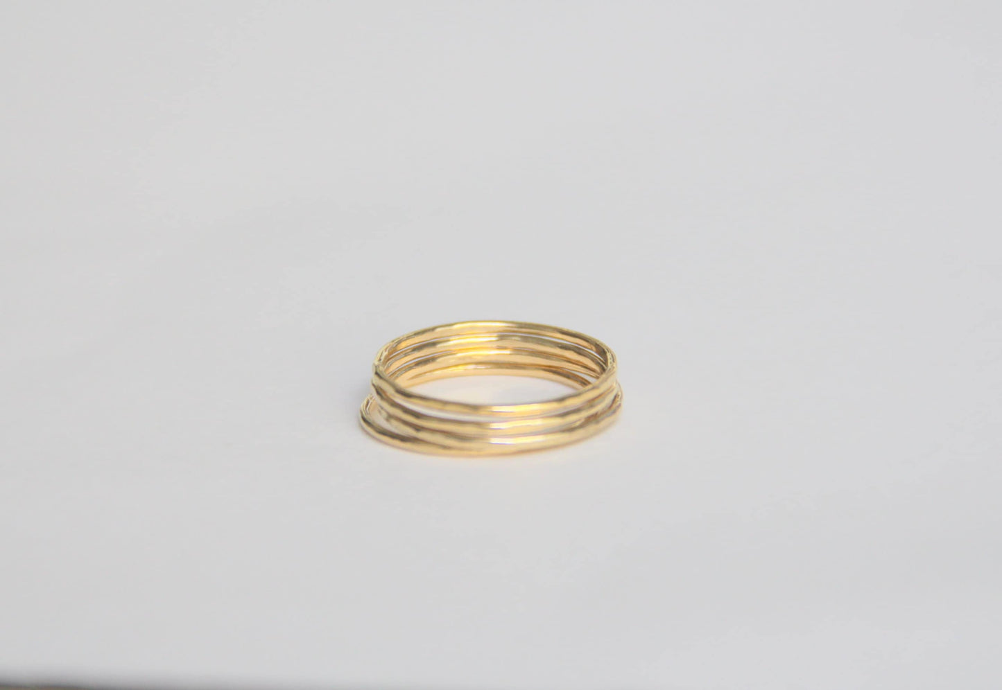 Hammered Stackable Ring