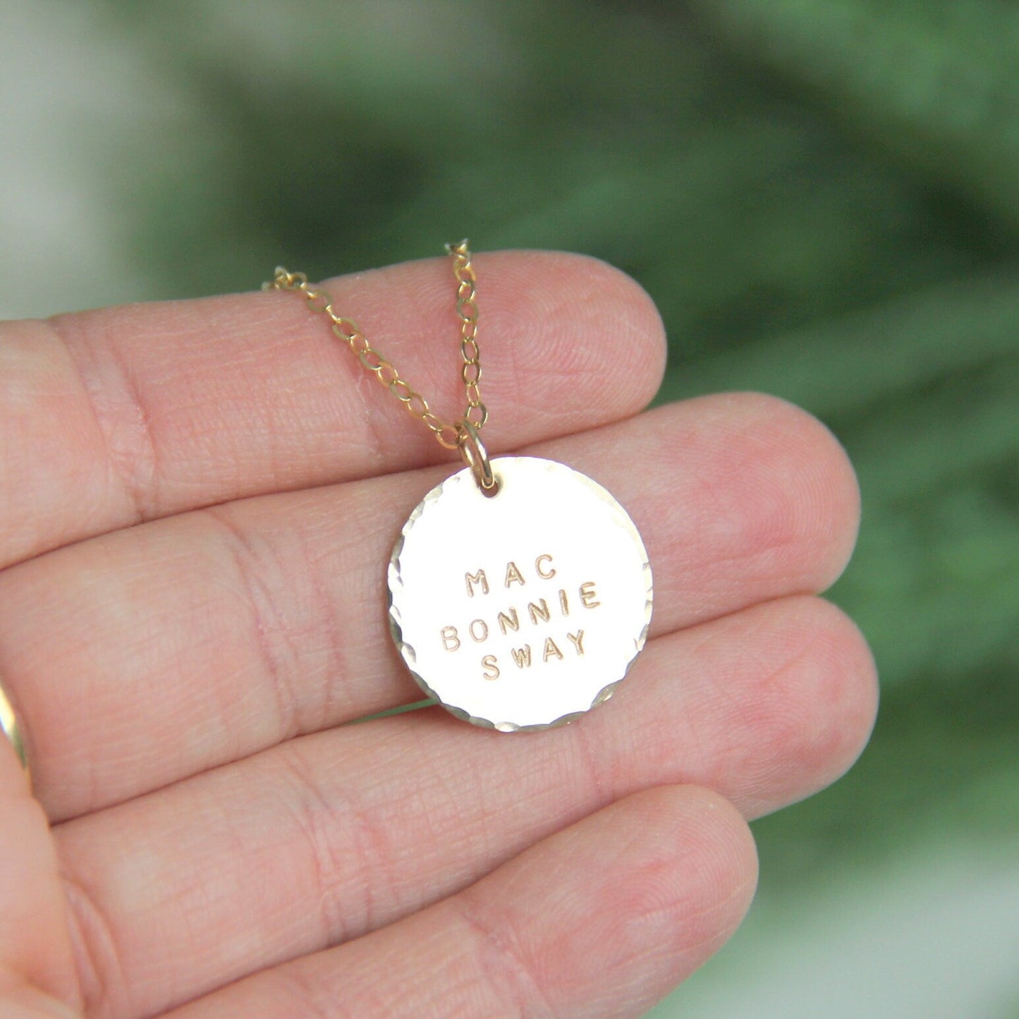 Audrey Name Necklace, 5/8in