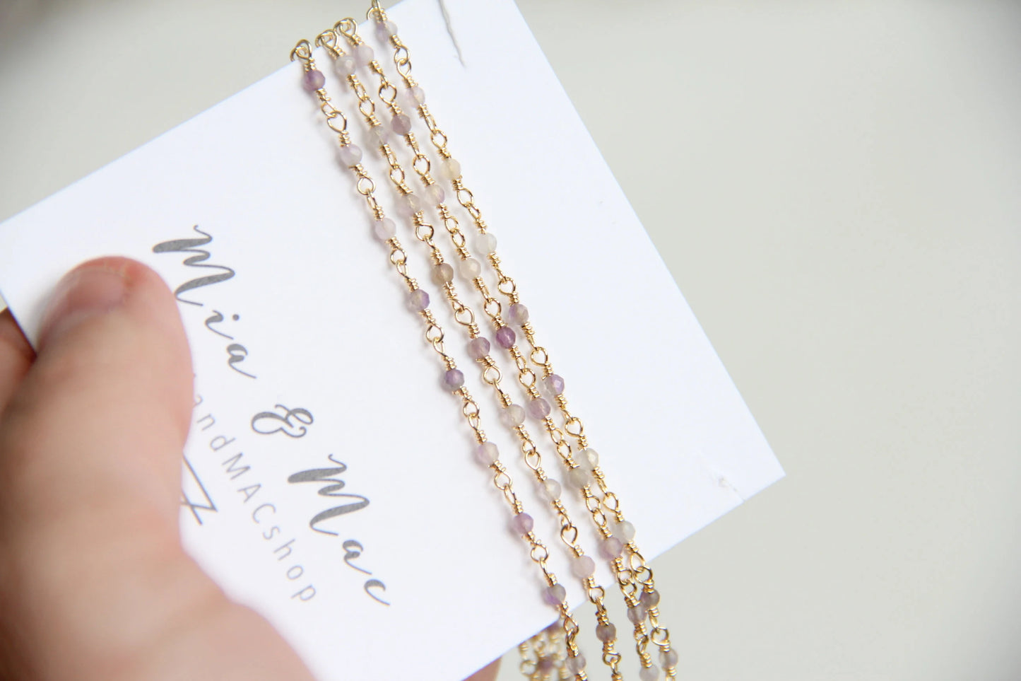 Amazonite Gold Necklace