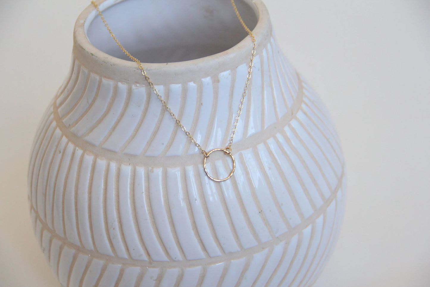 Open Circle Necklace