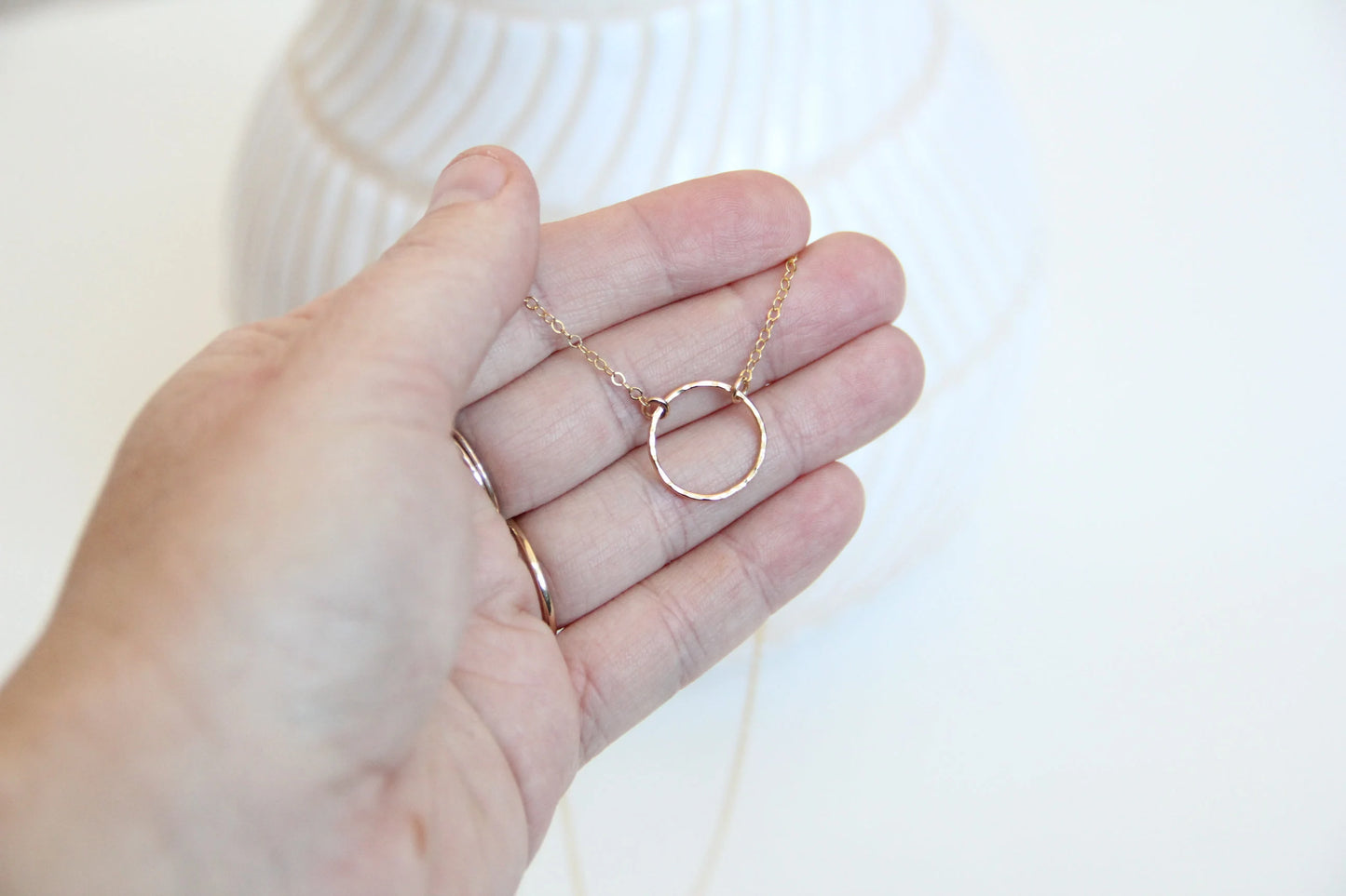 Open Circle Necklace