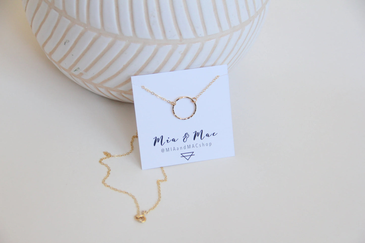 Open Circle Necklace